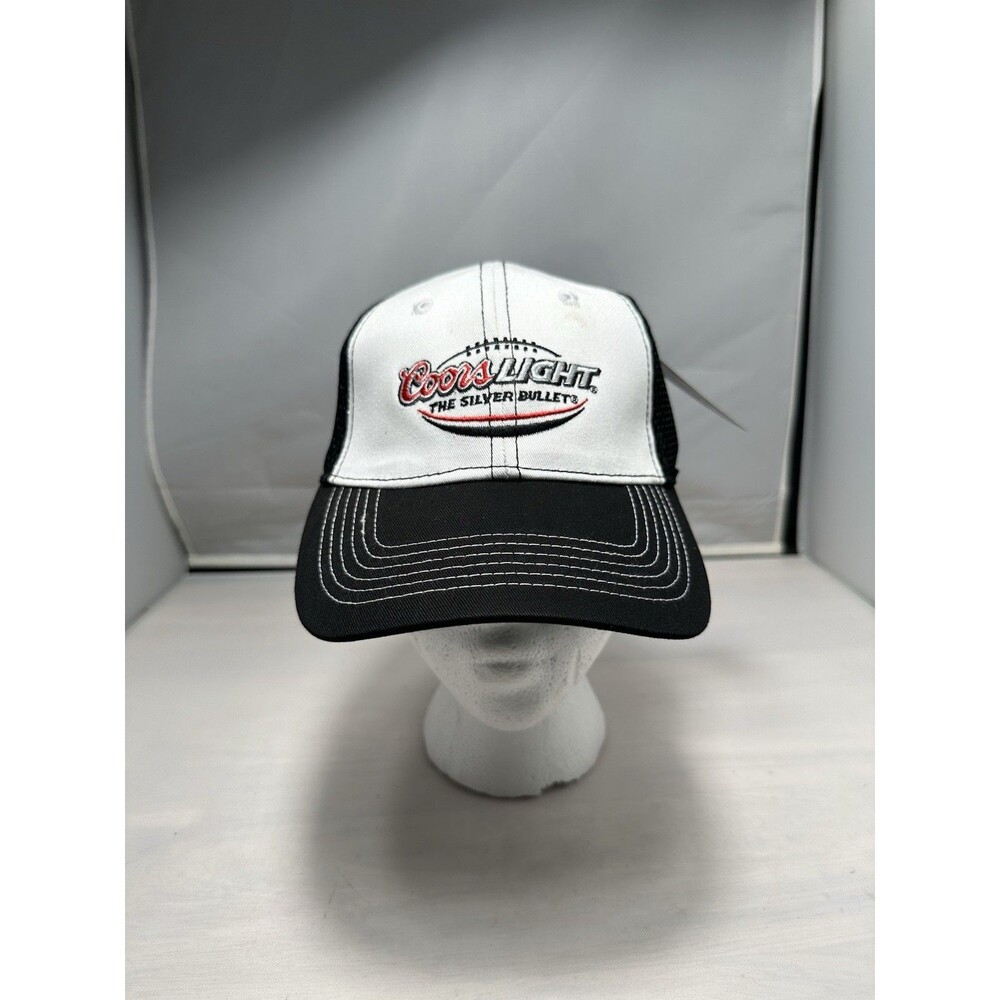 Coors Light Blackwhite "The Silver Bullet" Hat Cap One Size Men's Women's Unisex